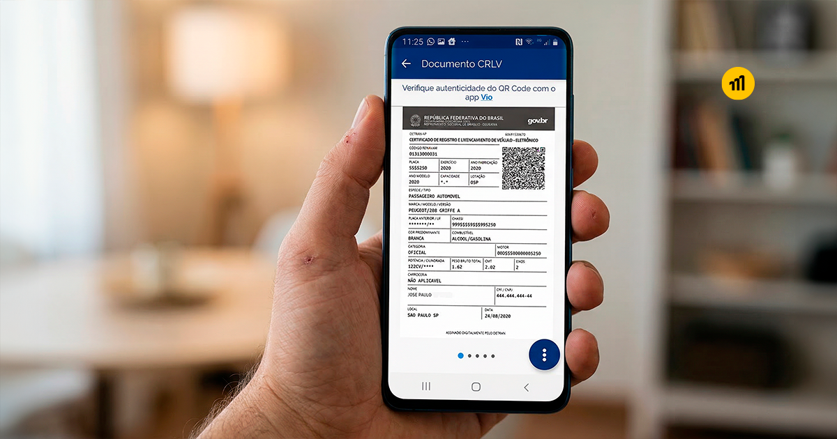 Saiba como emitir o CRLV digital passo a passo
